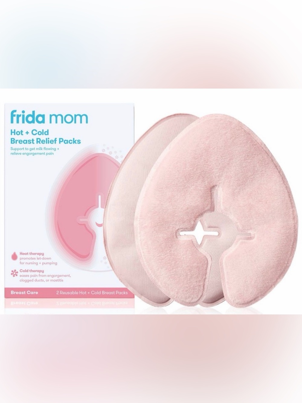 Frida Mom Hot + Cold Breast Relief Packs - Pink - NWT